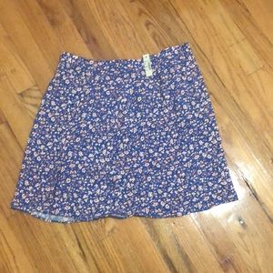 Madewell floral skirt